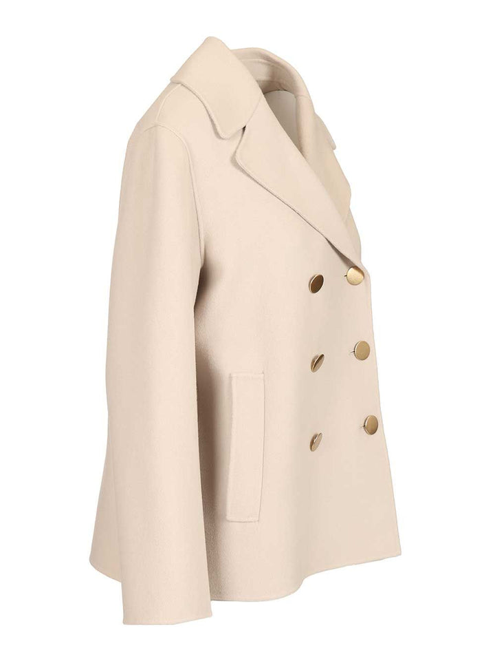 'S Max Mara Margot Double Breasted Wool Jacket Gold Buttons Jackets - Beige | cfd88a381cb6be72fb98aa1f8bd91f2a4c3671f7