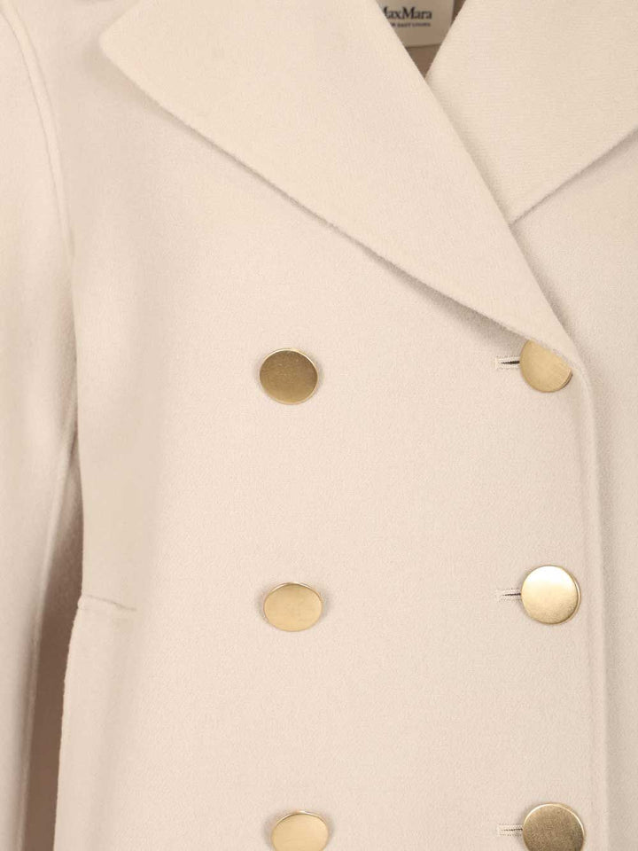 'S Max Mara Margot Double Breasted Wool Jacket Gold Buttons Jackets - Beige | 7c80ae61e2b7ce670ef71545f110bb316e2b8855