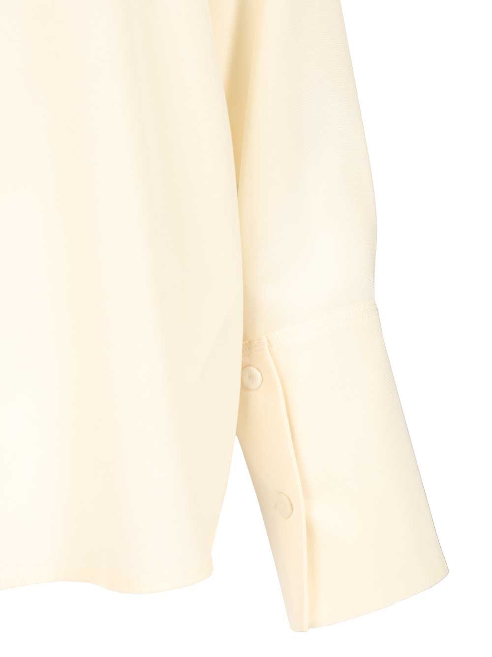 Max Mara Voliera Oversize Shirt Silk Cady Shirts - White | 93fcf7406d5df0ba40c4d70bb542da06617438df