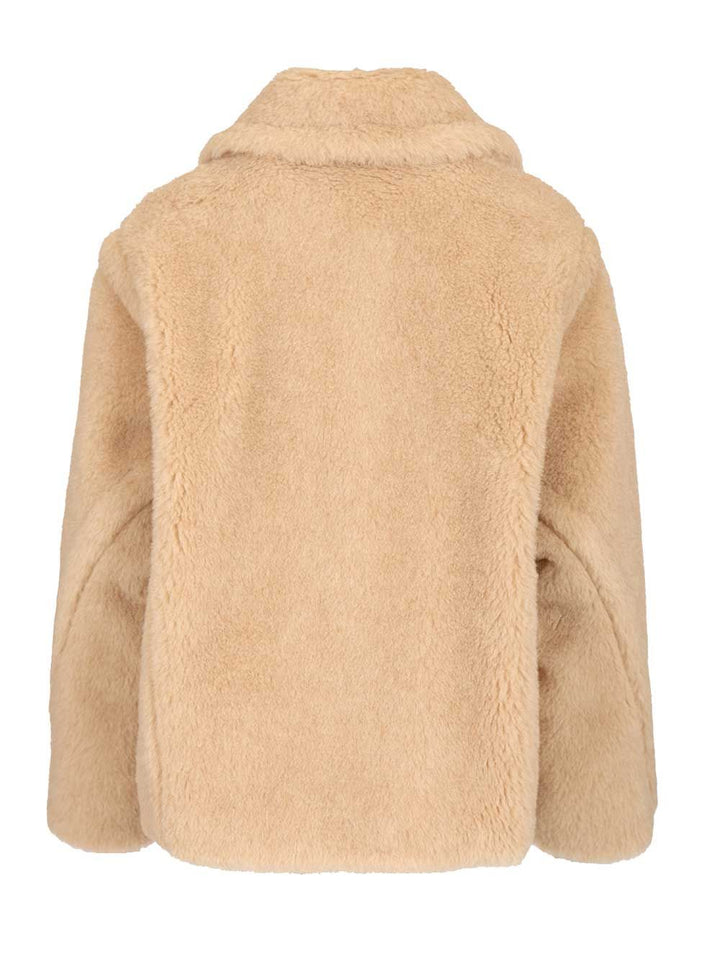 Max Mara Alpaca And Wool Teddy Crop Coat Coats - Beige | 0a1ee78c090cb1f8ef081cd87d9416c2e9237dbf