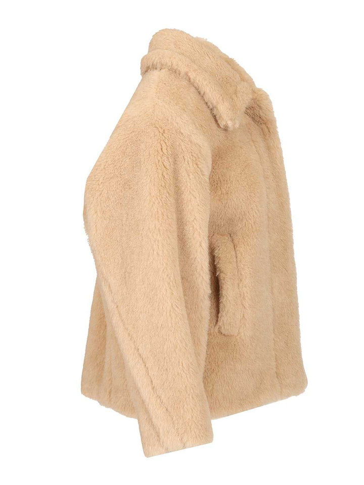 Max Mara Alpaca And Wool Teddy Crop Coat Coats - Beige | d959e649e03aaddf5ef598387b68b5e59d5eae9c