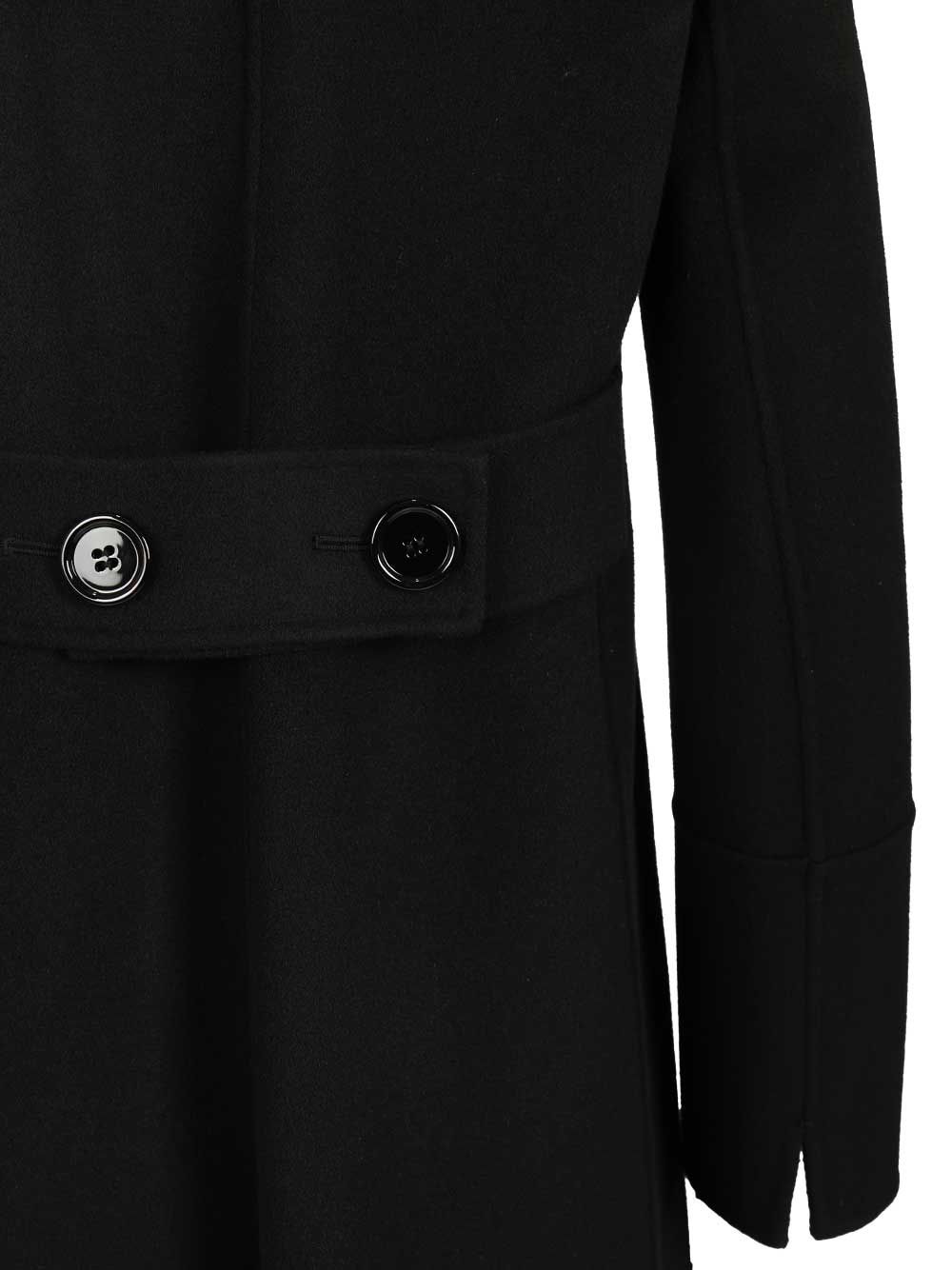 'S Max Mara Custodi Coats - Black | 586e3776f273f4222d72b83e7cdff85ef7079ad4