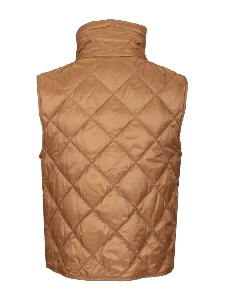 Max Mara The Cube Nylon Canvas Vest Coats - Beige | 899d636d8abf8c96be5666fb8ab7e434e8965b23