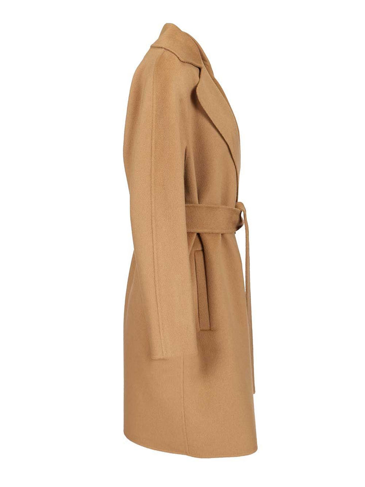 Max Mara Studio Wool And Cashmere Coat Coats - Beige | 9e2cb87c1670193ad0fa4a755757ca73f37005d0