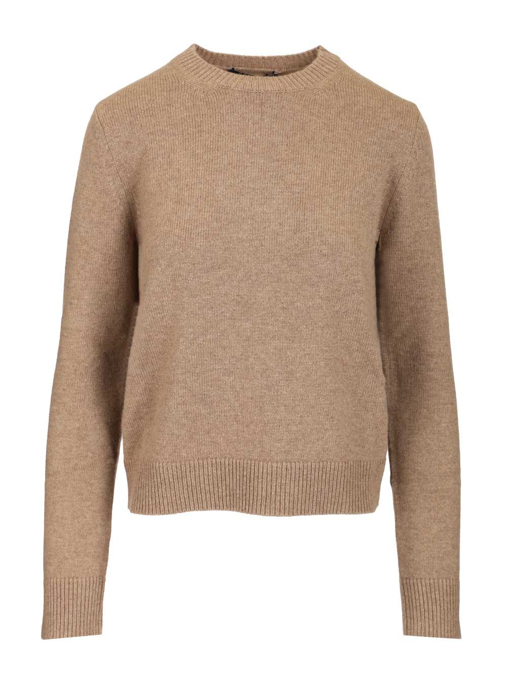 'S Max Mara Fresia Sweater In Wool And Cashmere Knitwear - Beige | 2e87fbc82a82babc5ba2ec8e0ffaa2b8c9f44af0