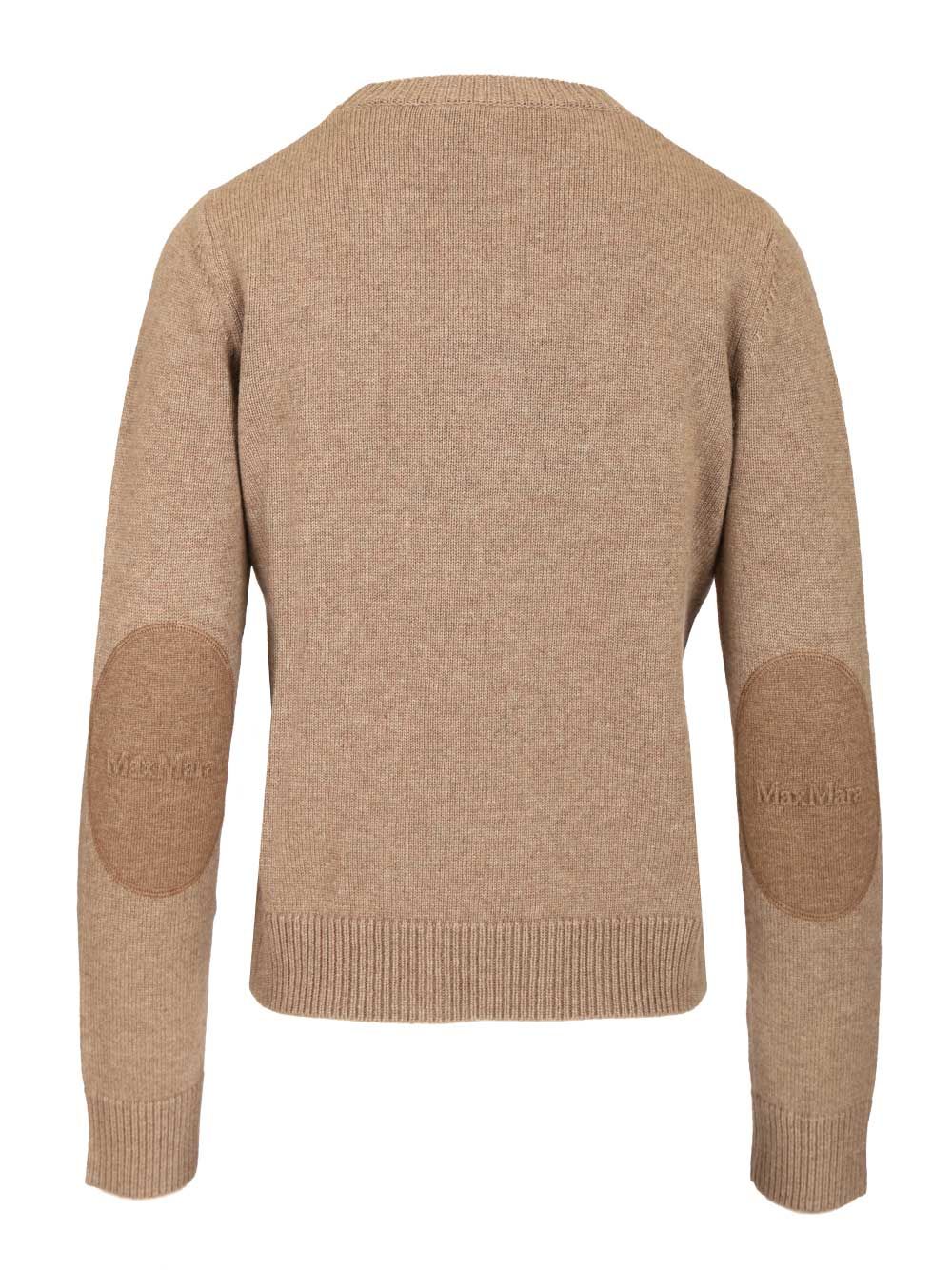 'S Max Mara Fresia Sweater In Wool And Cashmere Knitwear - Beige | abf7834b6563f5501ab186514f72facf49487570