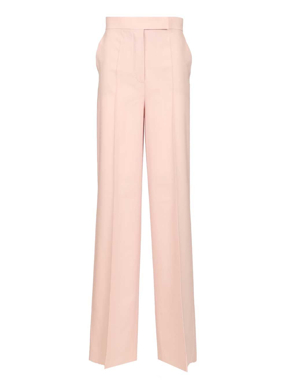 Max Mara Girone Wide Leg Pants Trousers - Rose | eea477e512e2b8d1695756211ebbbb9f7cc6c56f