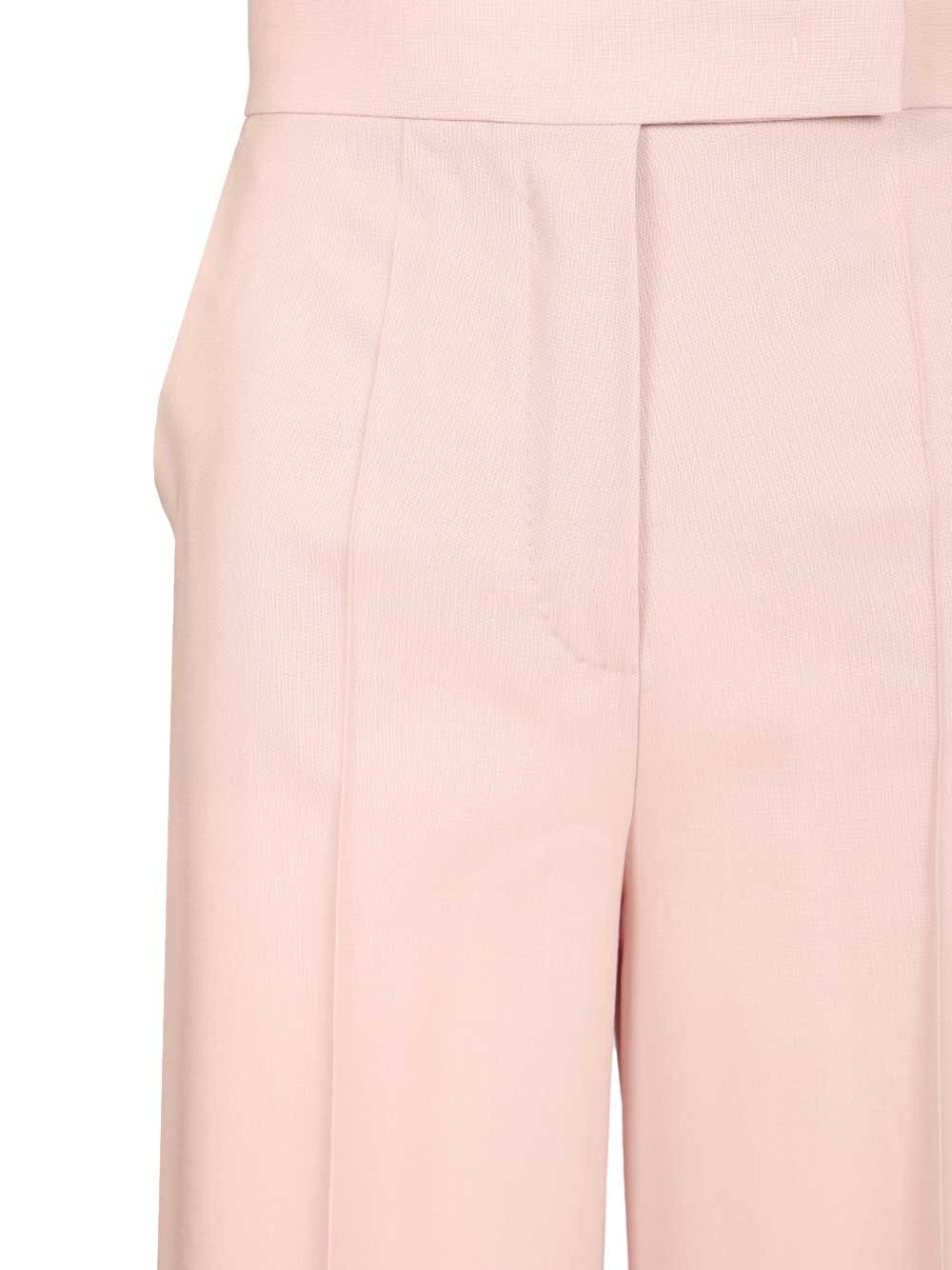 Max Mara Girone Wide Leg Pants Trousers - Rose | 350d7cc9f71d1415a26d4fca246ccfaa80dde27e