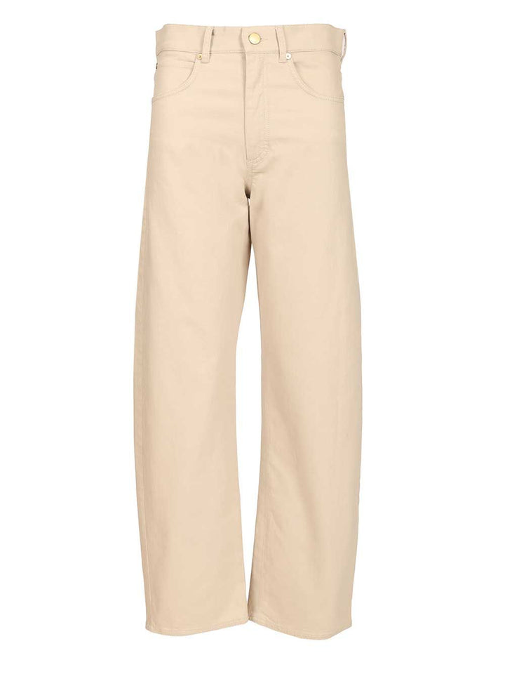 ' S Max Mara Bull Stretch Trousers Jeans - Beige | 9f2c89d3f73eec889d67aa7ba1c434ee34434acd