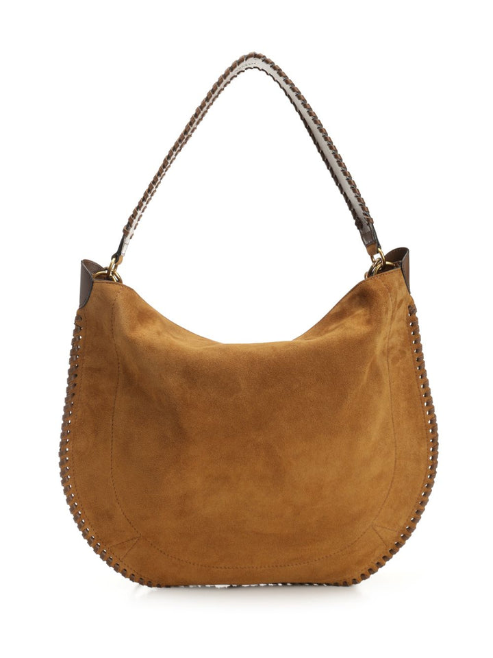 Isabel Marant Oskan Soft Folk-Gz Shoulder Bags - Brown | 14a60b9b8c3b8cf399929a23e4ded6ec2c4be221