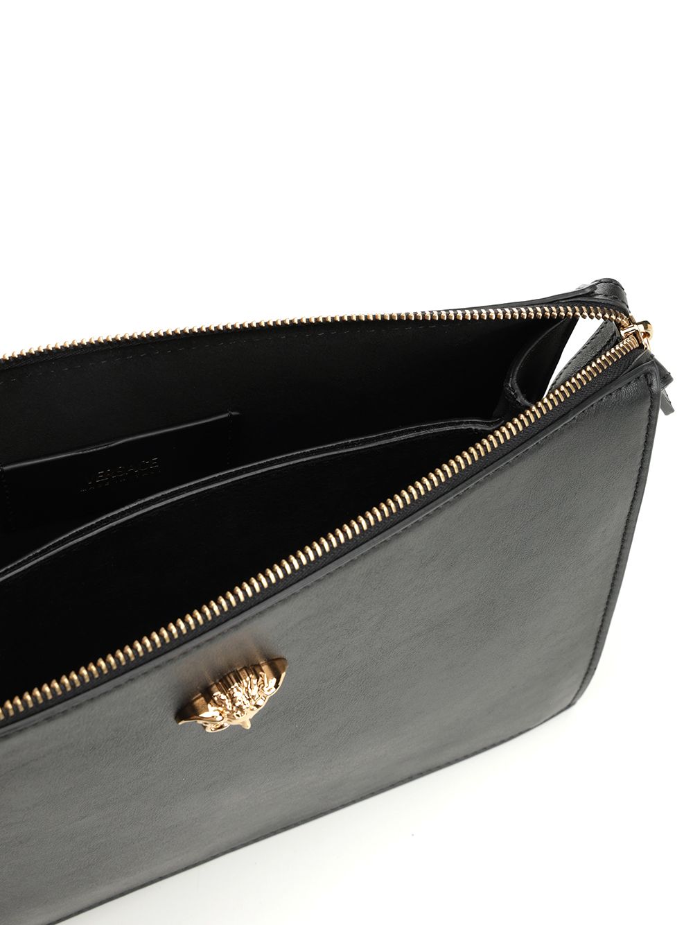Versace Pouch With Leather Gusset Small leather goods - Black | a04d1fd2591606bd2a38ca941c0c1114872d0474