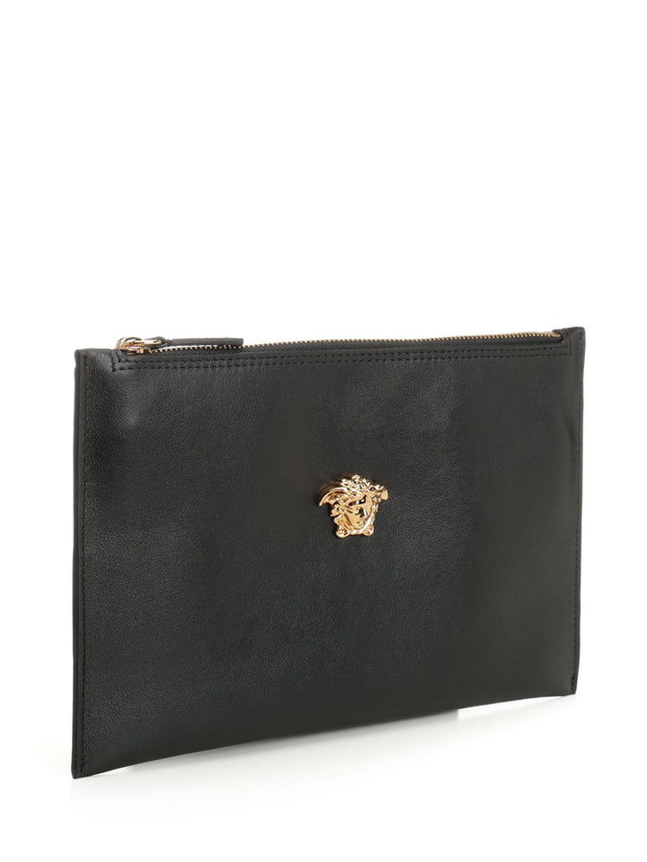 Versace Slim Leather Pouch Small leather goods - Black | 0e63ac6f50f1ea325b54ed0960fff346a2a3c6c6