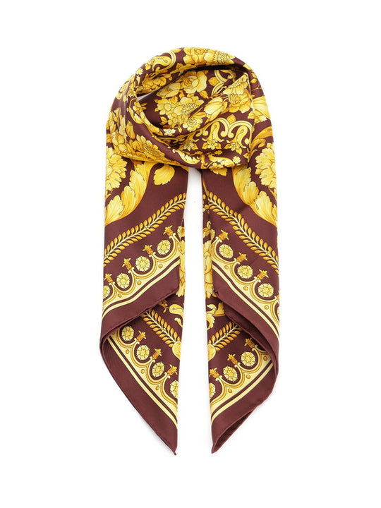 Silk Scarf Scarves And Foulards Bordeaux