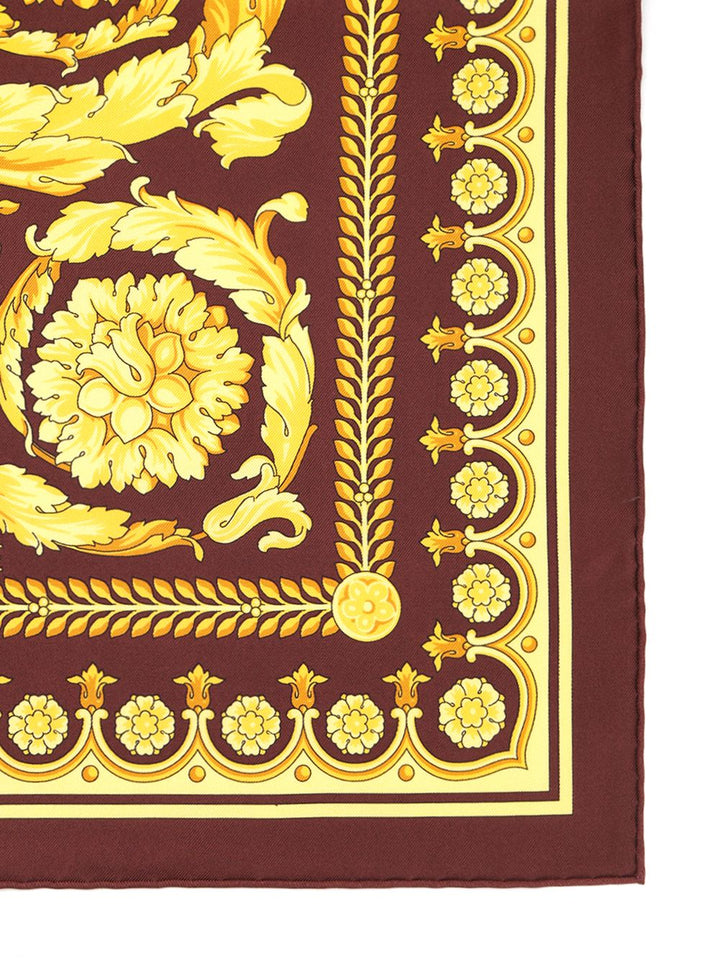 Versace Silk Scarf Scarves And Foulards - Bordeaux | 4dc4cbd4ba501a578298e0fba559c133675d7d2f