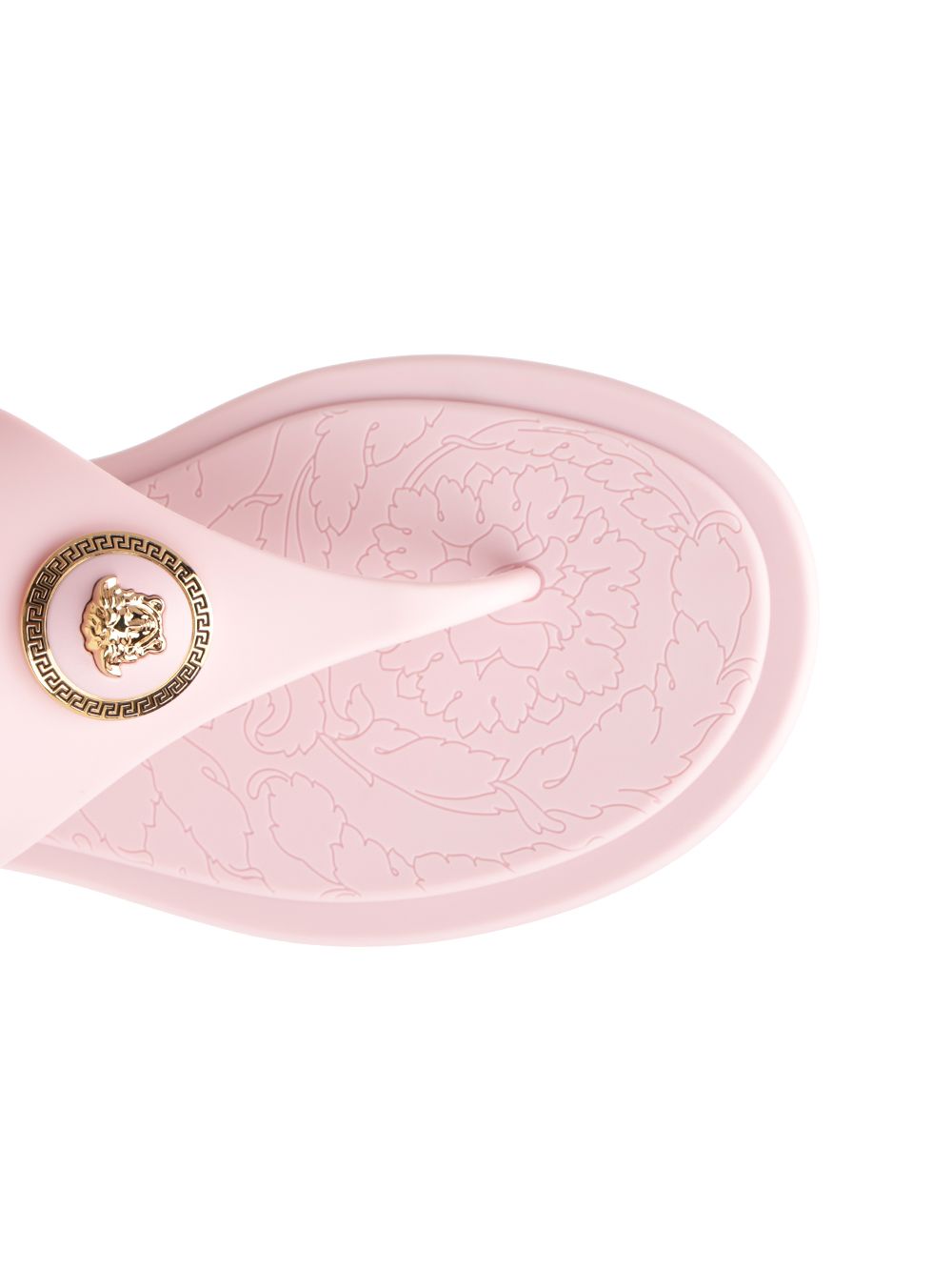 Versace Slides Rubber Sandals - Rose | 1c9f7f830b9b419ec50648b8a148fb83a4ea13b5