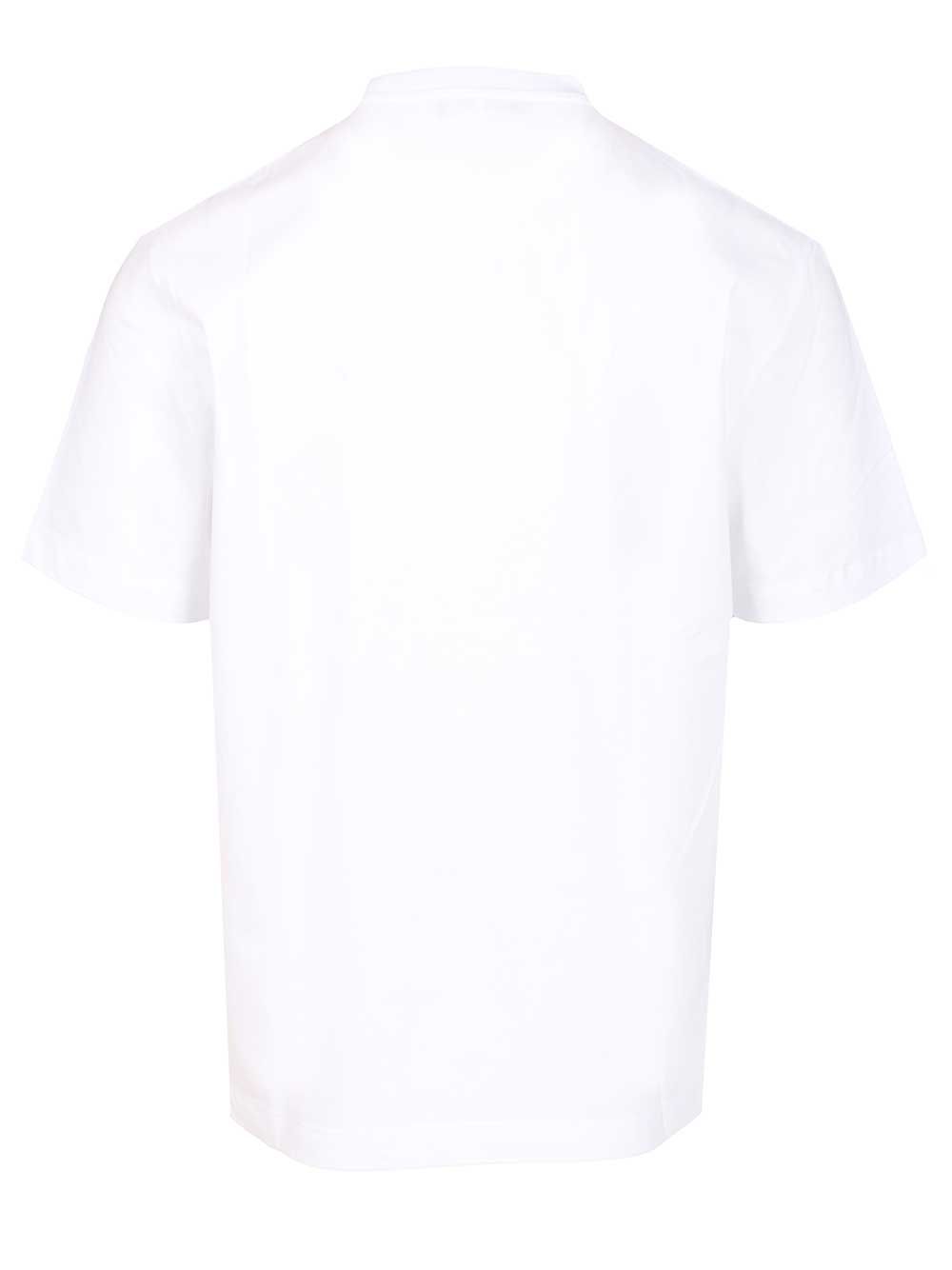 Versace Jersey Fabric + Greca Medusa Print T-Shirt - White | 31ecde1942950dc77c7f19c5f02298e58cb21526