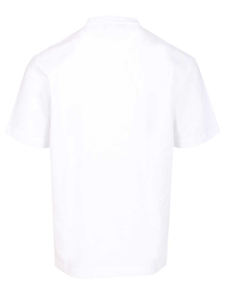 Versace Jersey Fabric + Greca Medusa Print T-Shirt - White | 31ecde1942950dc77c7f19c5f02298e58cb21526