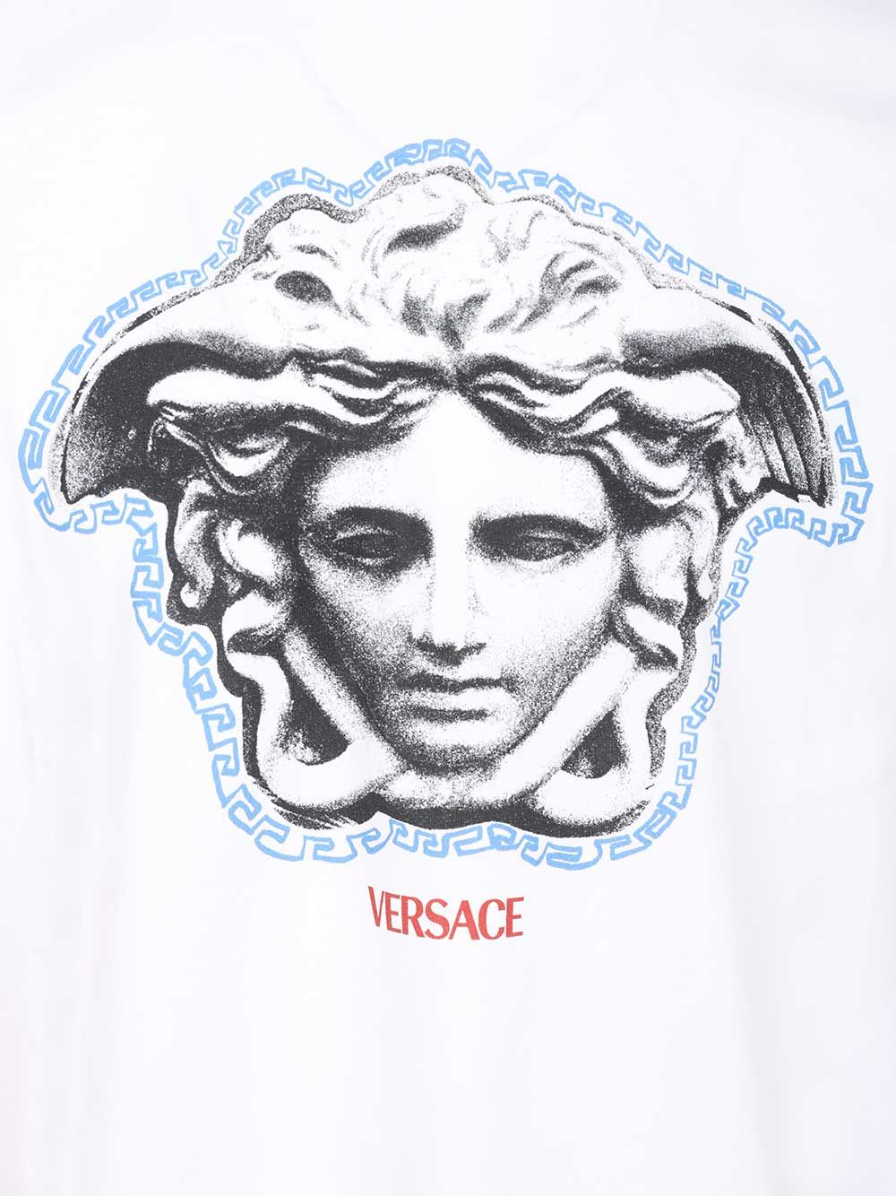 Versace Cotton T-Shirt - White | a79139599c10948ef52174ab7c2c348022ce03b3