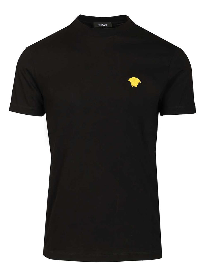 Versace Cotton T-Shirt - Black | c9373646e90109ad0f40a95becf2665838055eb7