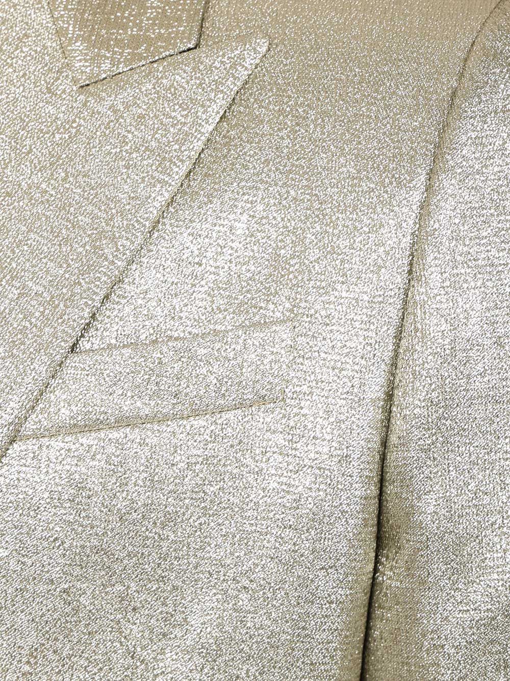 Versace Lurex Evening Blazer Jackets - Silver | 5cf5e52ab0e3ece80a6417bbc77198fc6ab7521d