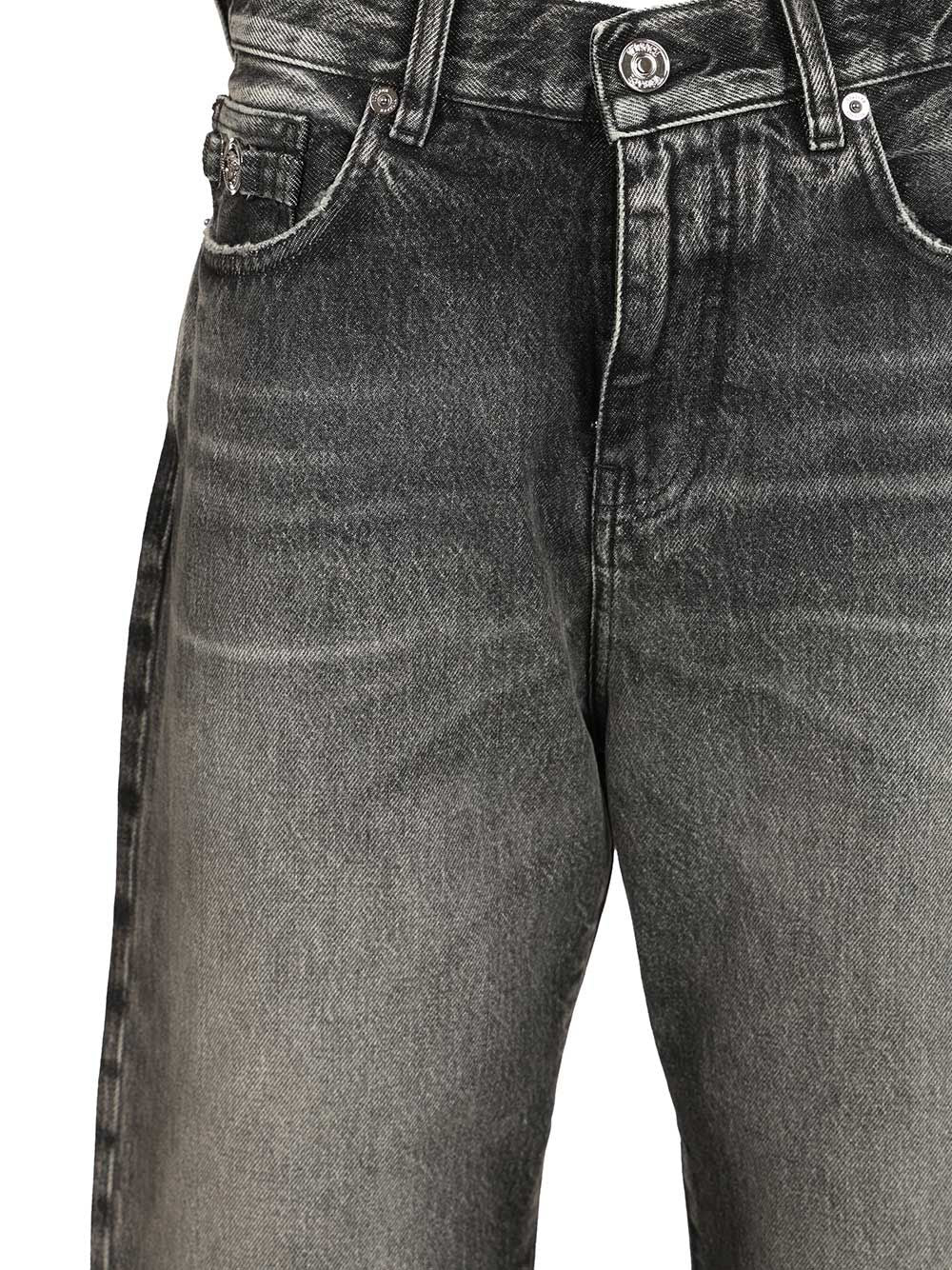 Versace Pant Denim Denim Stone Wash Medium Grey Jeans - Grey | 5c54a126d838cc6931a28f023926047d86981bc1