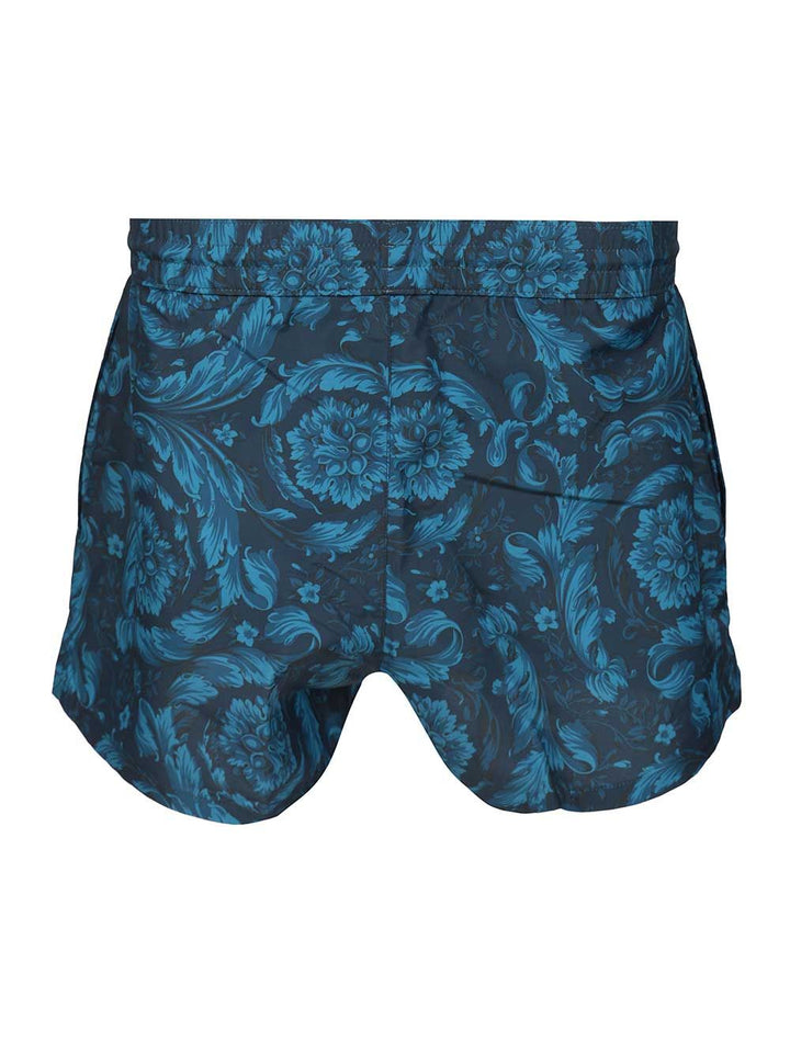 Versace Nylon Swim Shorts Swimwear - Blue | 8ab8b887af7d642e7cf1dfeace7936e8428f04ad