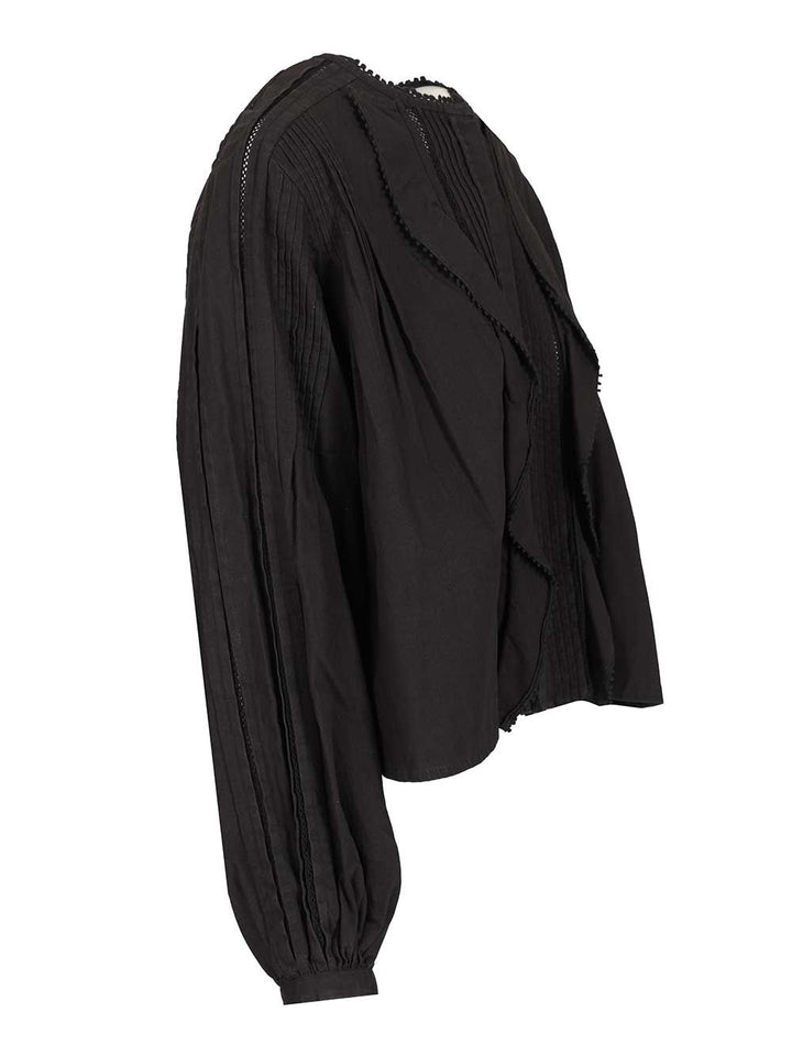 Isabel Marant Cubraly Shirts - Black | 3b3496e7ead336ee932f1e788c24fd12c3ee34cc