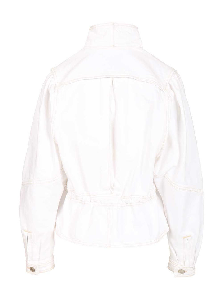 Isabel Marant Denim Jacket Jackets - White | 22f397f5a7f71cae2fbf85b74e500f3802f3ffaa