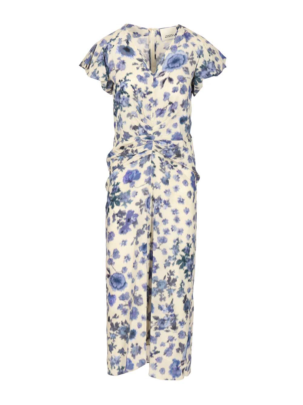Isabel Marant Printed Midi Dress Dresses - Blue | cc33edef43fab2d0174fd0ff59ce2f91a78d64aa
