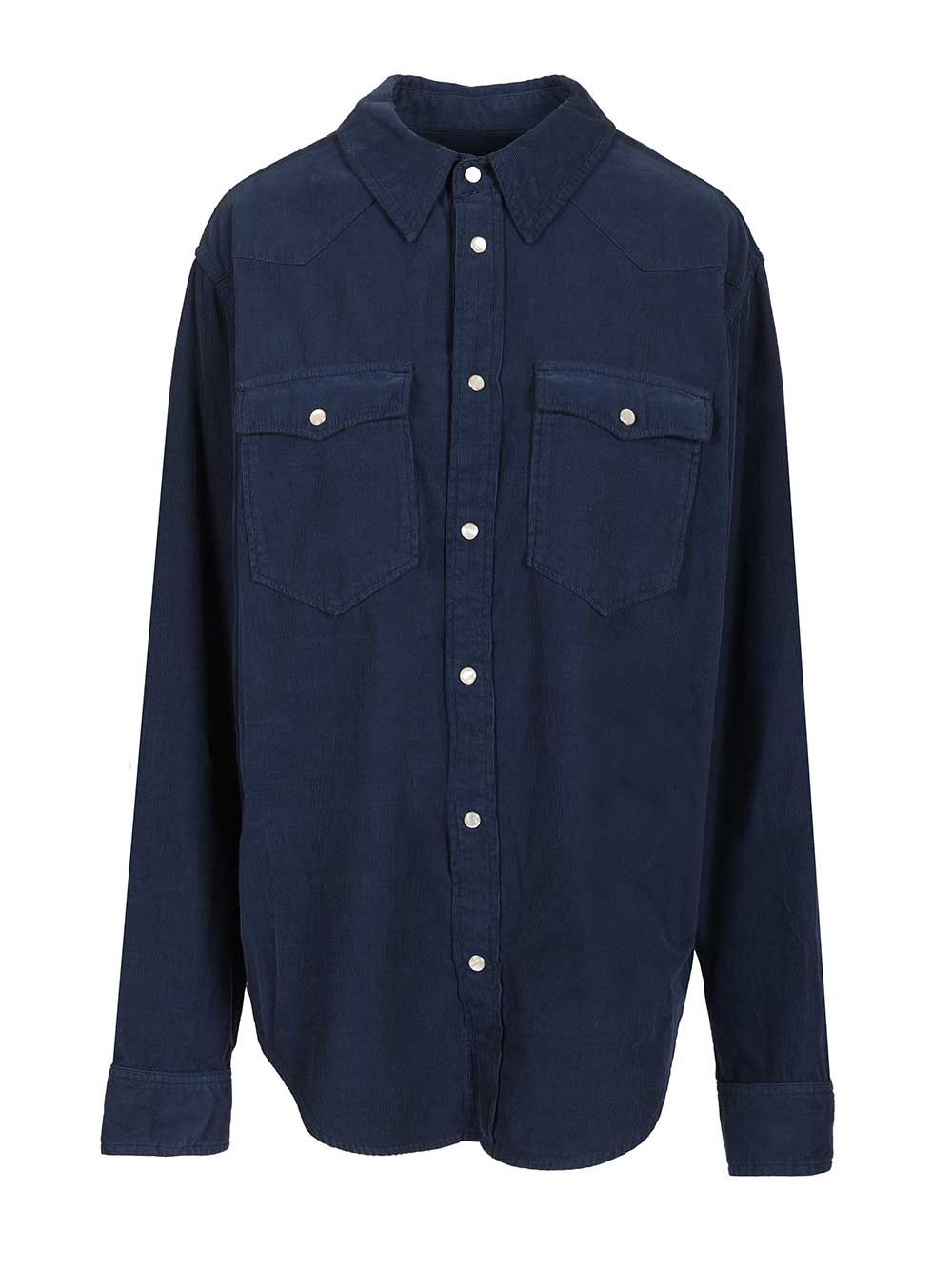 Marant Vasco-Gb Shirts - Blue | f0dc14f86237ea10c73ff09a49de3a5520c4e2d9