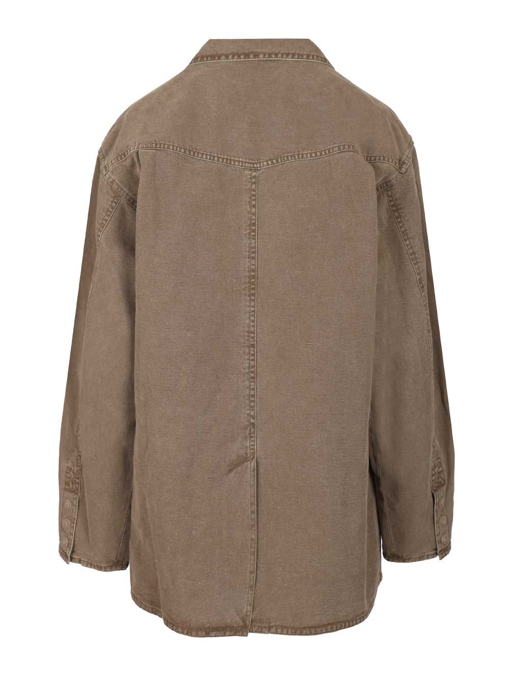 Marant Etoile Nevala Jackets - Brown | daf25e5bc8f5355414620e004983dec18d3ac20f