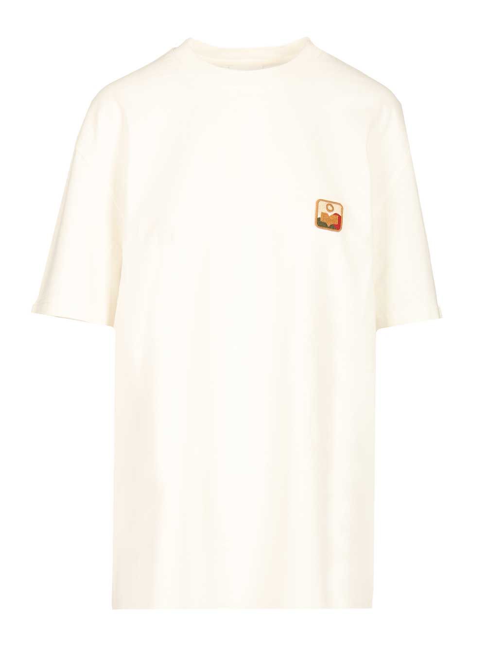 Marant Hugo T-Shirt - Beige | ad9873e728978a92d161ec603b6368db1e343cce