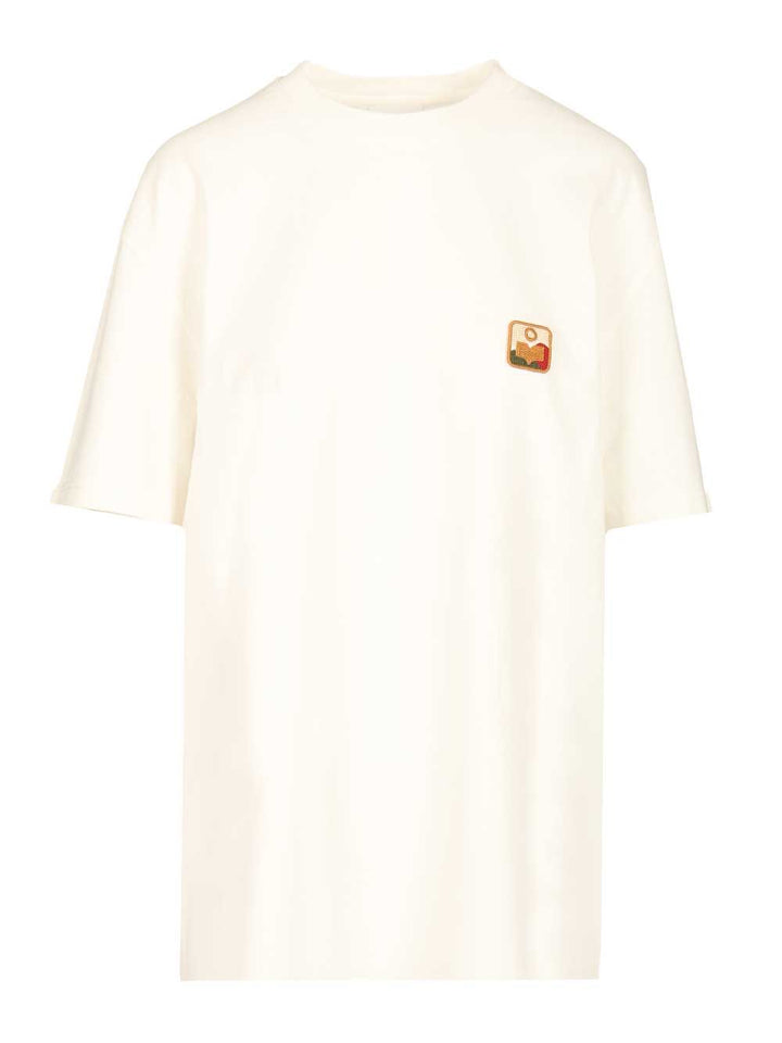 Marant Hugo T-Shirt - Beige | ad9873e728978a92d161ec603b6368db1e343cce