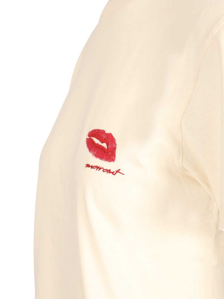 Marant Etoile Zewel T-Shirt - Beige | a0613c6d7c3cb5cdea99b69527a260667ebdba42