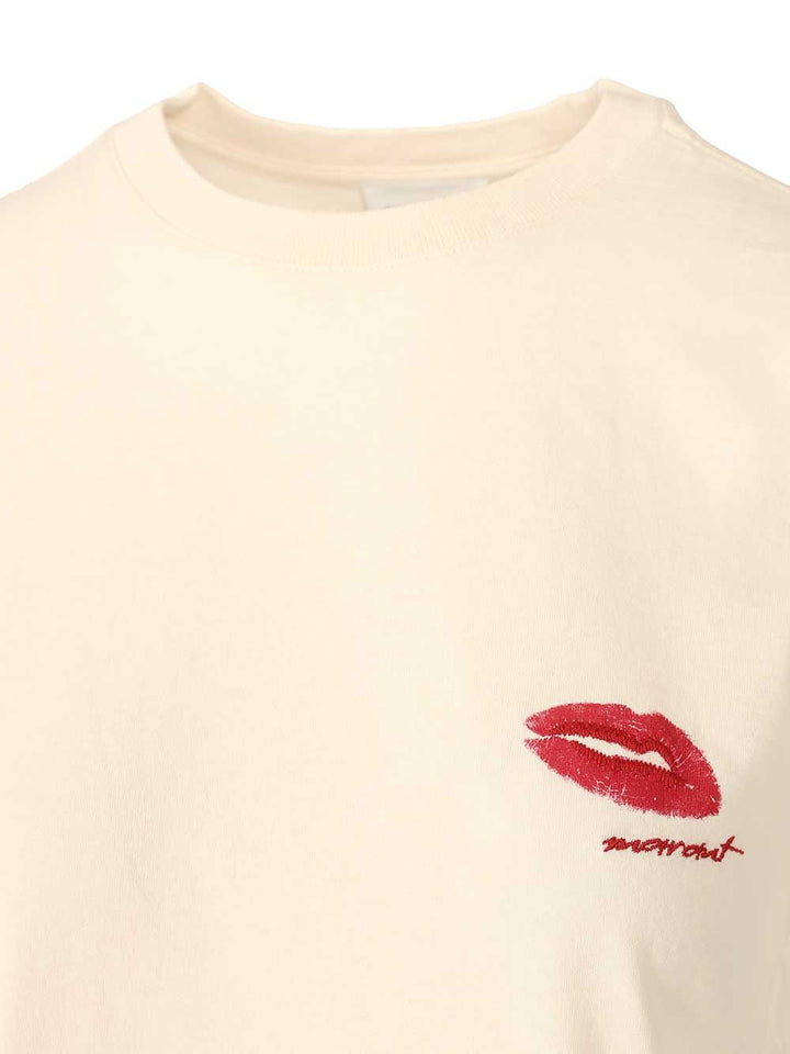 Marant Etoile Zewel T-Shirt - Beige | 57bc1fdf0b7b244a93ccb412862eac1d3d580c94