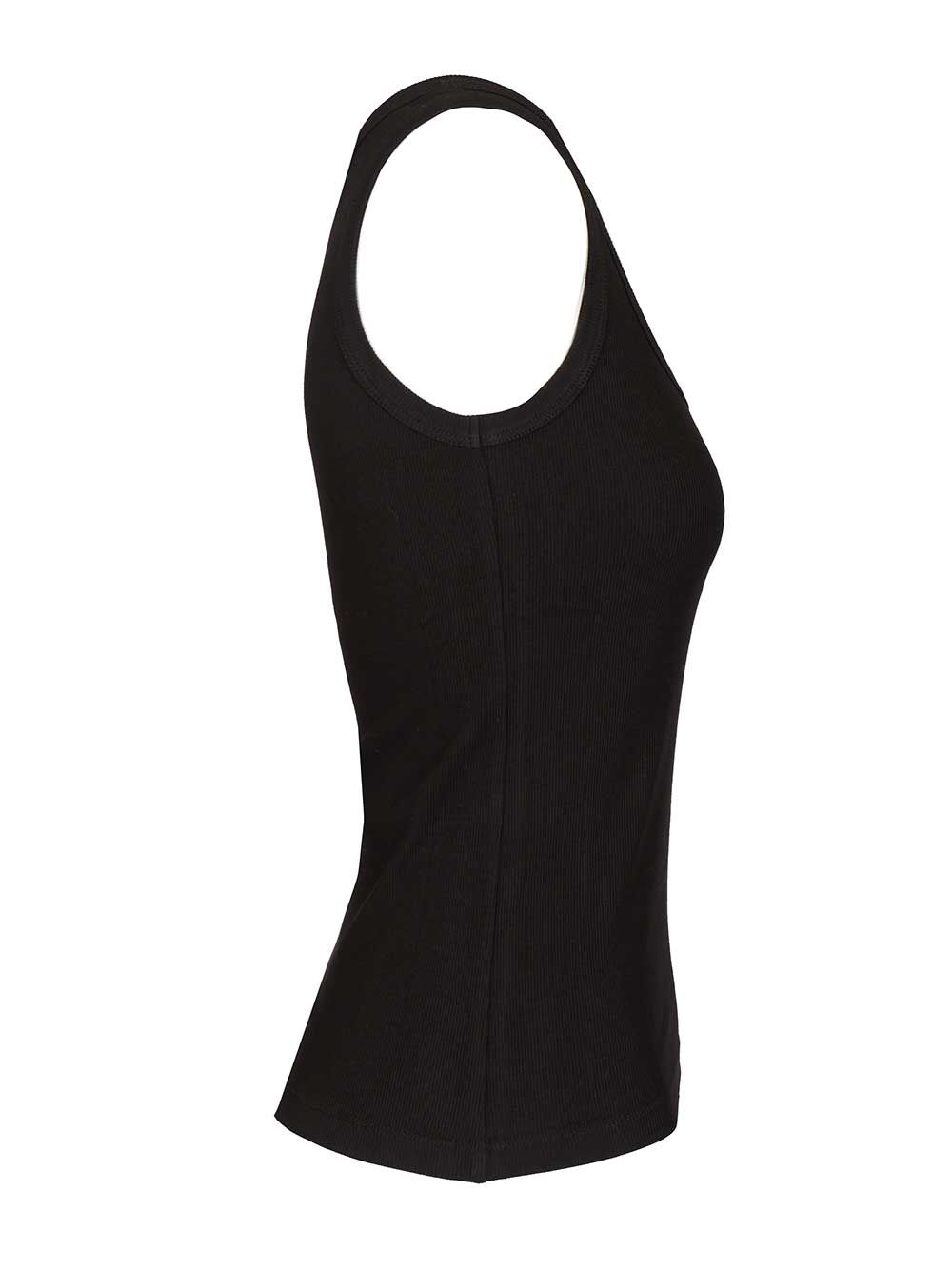 Versace Ribbed Tank Top Tops - Black | c8048441b10ce6baa90a7a418ade9ac42b3e24b9