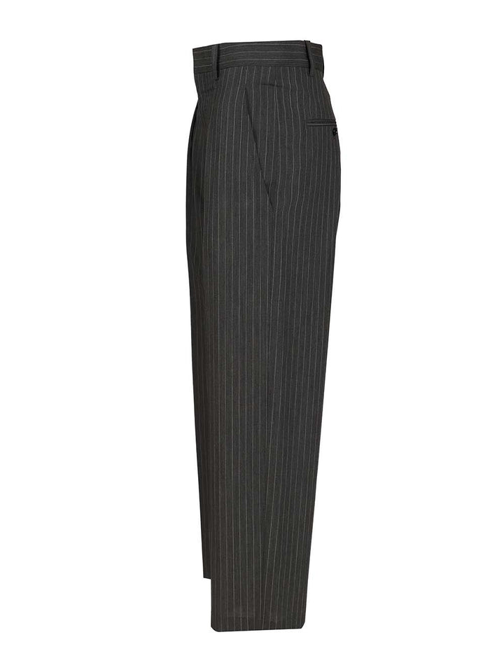 Isabel Marant Regular Fit Pant Suit Trousers - Grey | 29be29775f6583aeb931dad52b92fda4706cf3b7