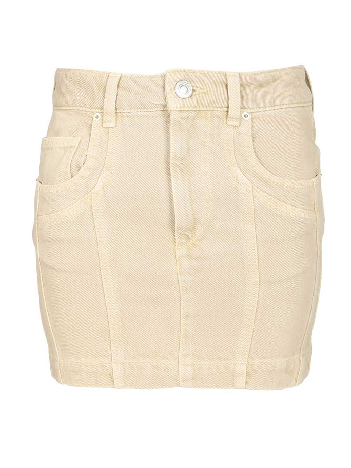 Marant Etoile Juana-Ga Skirts - Beige | b683e09d479e74ebb5c50ae73bcdc8e3fefc8252