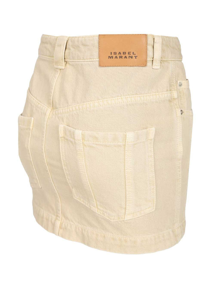 Marant Etoile Juana Skirts - Beige | 34bf7daa2da4053848810f2a138cb0640711e514