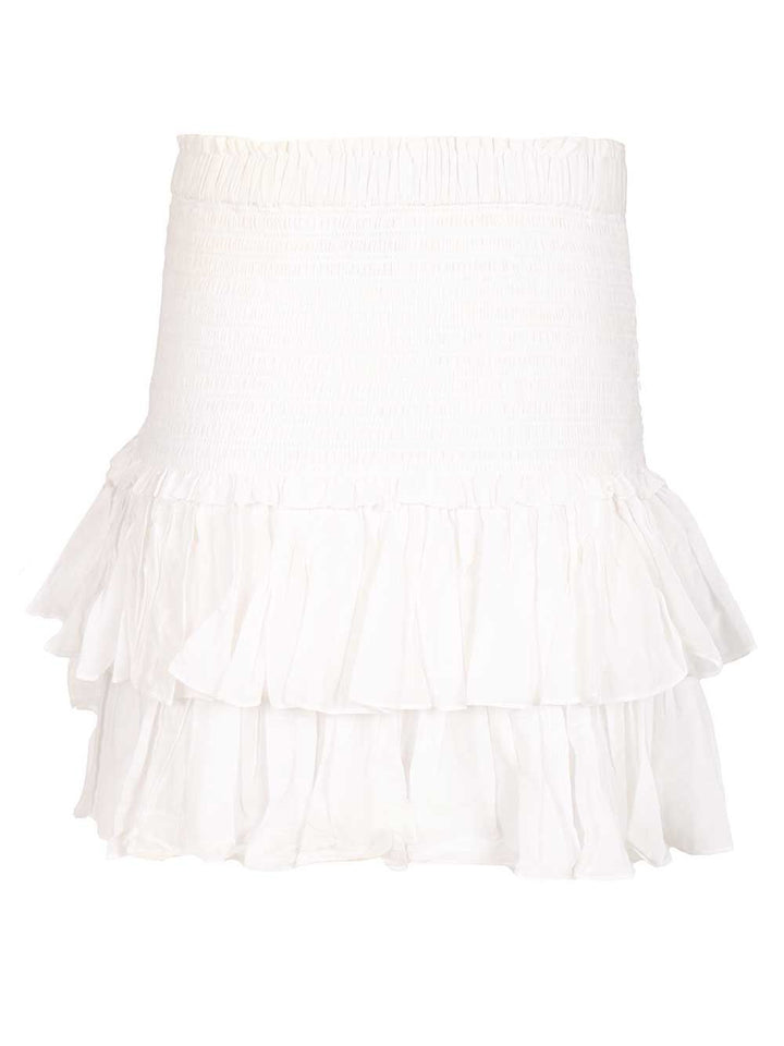 Marant Etoile Naomi Skirts - White | 2629ac5681f9c4608e12acdc4ff87fba427ef9f4
