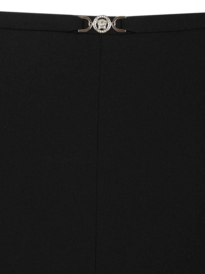 Versace Skirt Responsible Wool Grain Di Poudre Softer Hand Skirts - Black | b5244de0c8f2d35ab01d09332ebd527917598f40