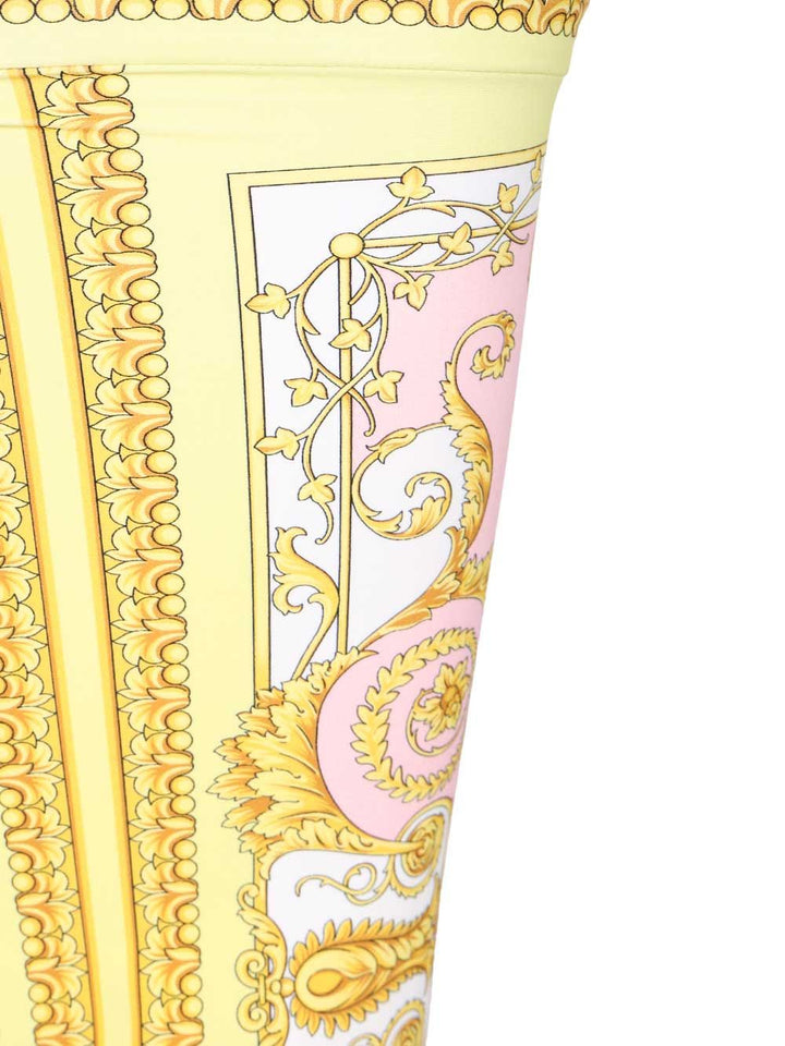 Versace Leggings Stampati Primavera Barocco Trousers - Rose | 2e642167cccb8a742f405bfefe44814aad974d83