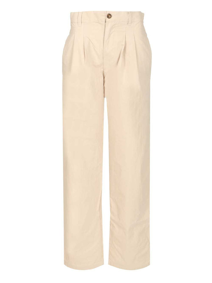 Marant Yostin-Gb Trousers - Beige | 840535a3c1e2f10ac3e8ef14f019a92824db3ed1