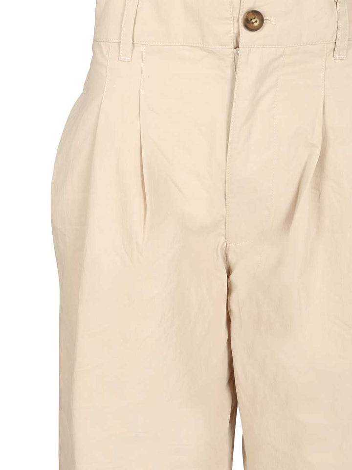Marant Yostin-Gb Trousers - Beige | 435441df86a4e854c030362a32e347ec0d45ac40