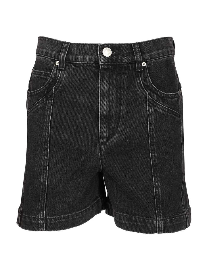 Marant Etoile Joely-Ga Shorts Trousers - Black | 405a4447ecd2bad7001c2cb200403bc35cb6f139