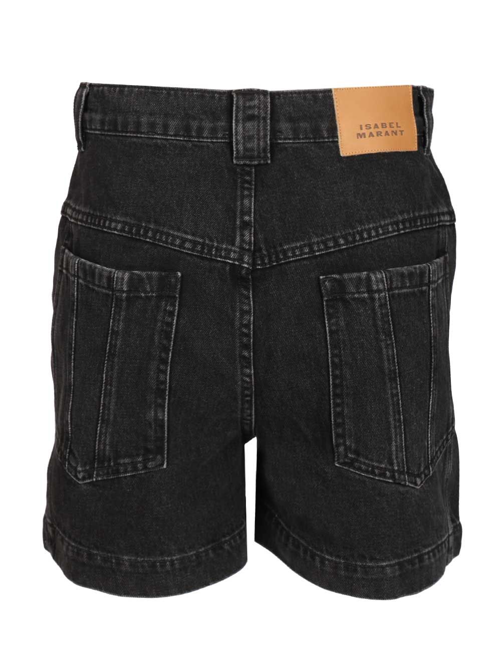 Marant Etoile Joely-Ga Shorts Trousers - Black | 22aaf781a321564428bf707c60fc7ddd6915522a