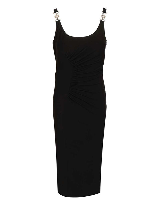 Cocktail Dress Responsible Stretch Crepe Jersey Dresses Black