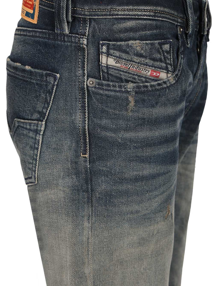Diesel Straight Jeans - Blue | 45b0184f8f90b63013975ac5837c6235ffea60ef