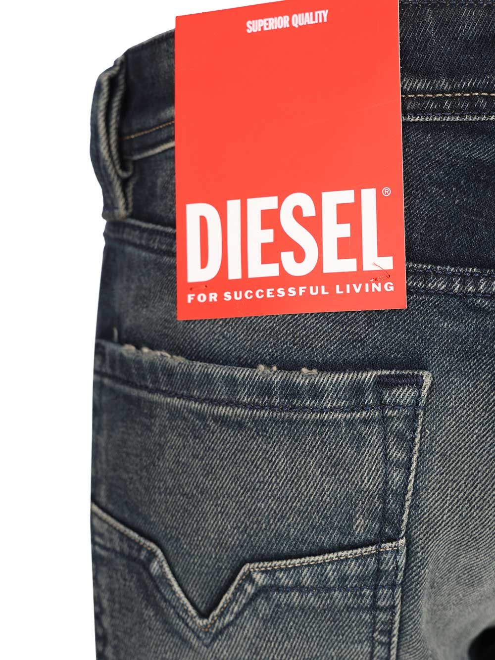 Diesel 1985 5 Pocket Denim Straight Fit Jeans - Blue | a0102a9a3d2f365ed6b82e39f1bbf8cf9ed581bc