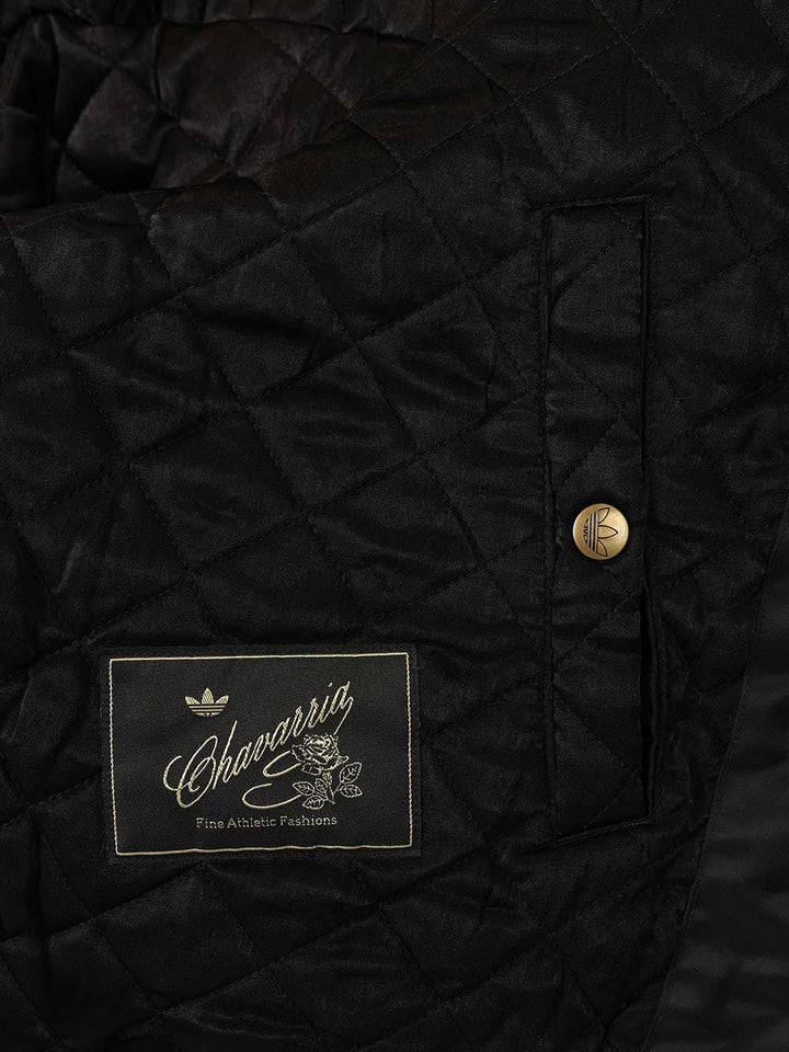 Adidas By Willy Chavarria Satin Bomber Jacket Jackets - Black | 4802123e33b13c0fc6908fcfe071b3e9a145d4b2